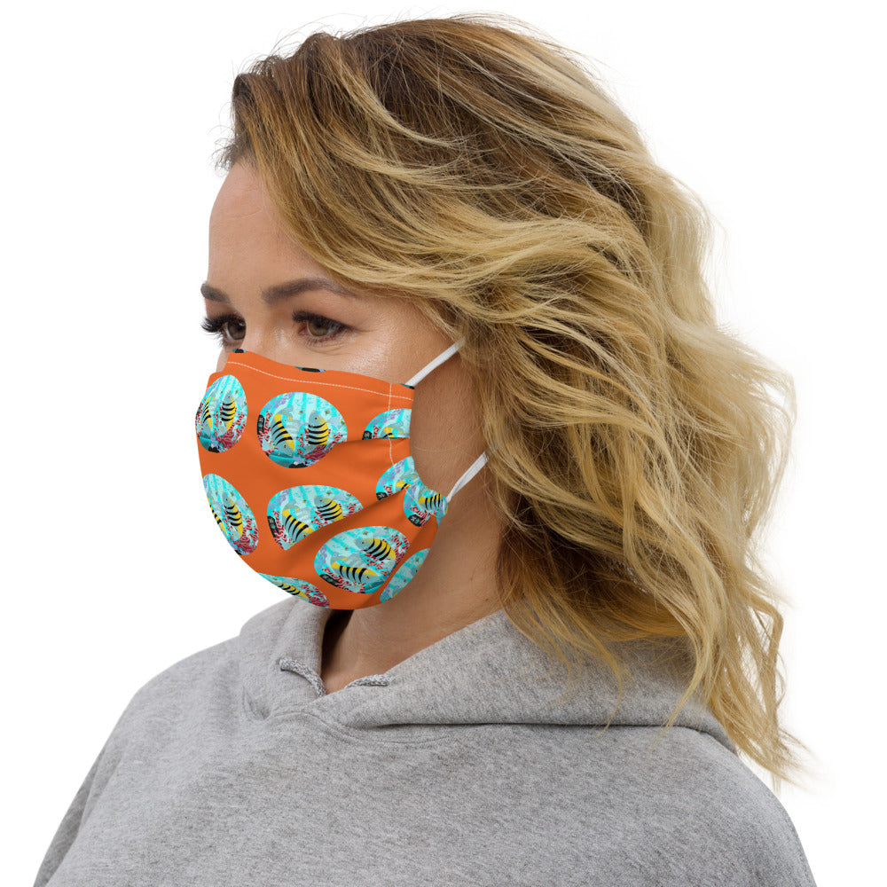 Premium face mask, Coral Reef Fish