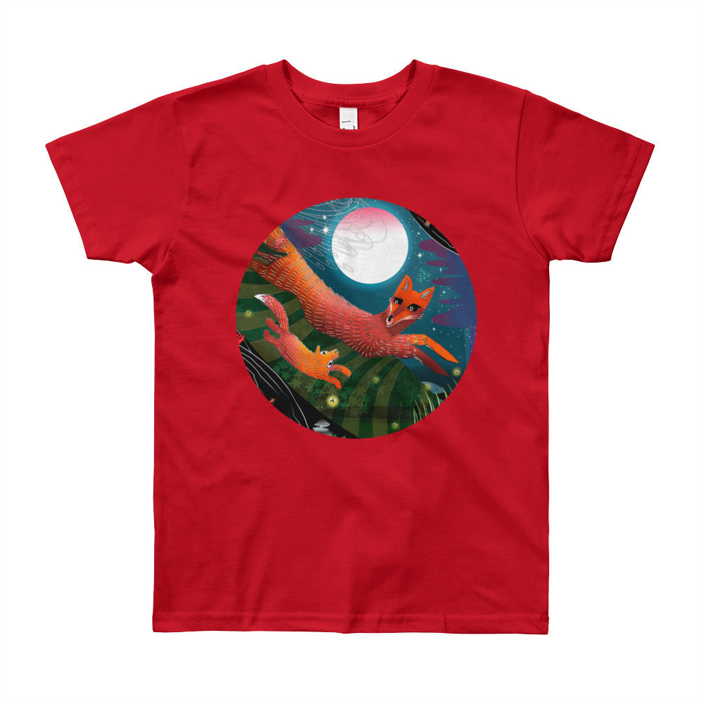 Youth Short Sleeve T-Shirt 8 - 12, Autumn Fox
