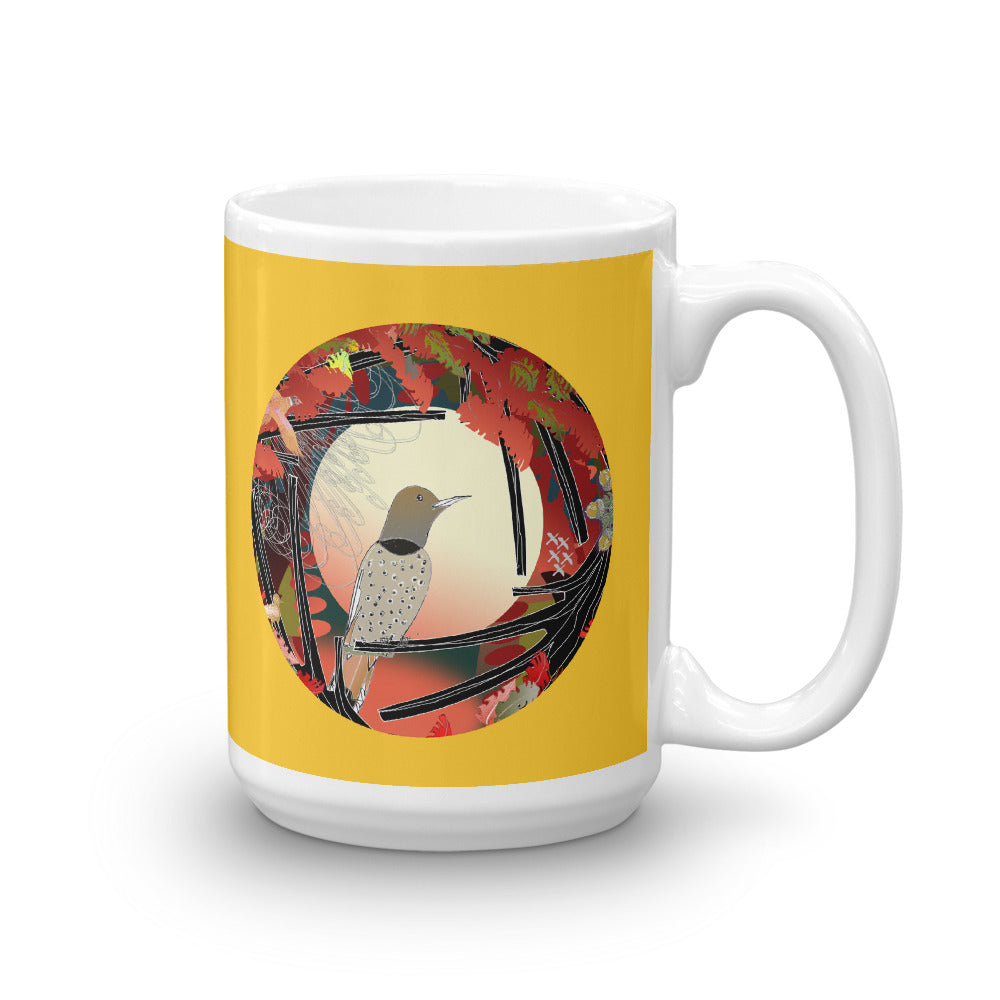 Mug, Fall Northern Flicker Gold