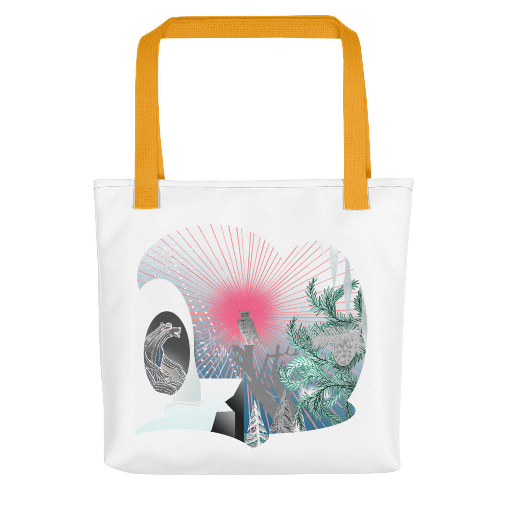 Tote bag, Winter scene