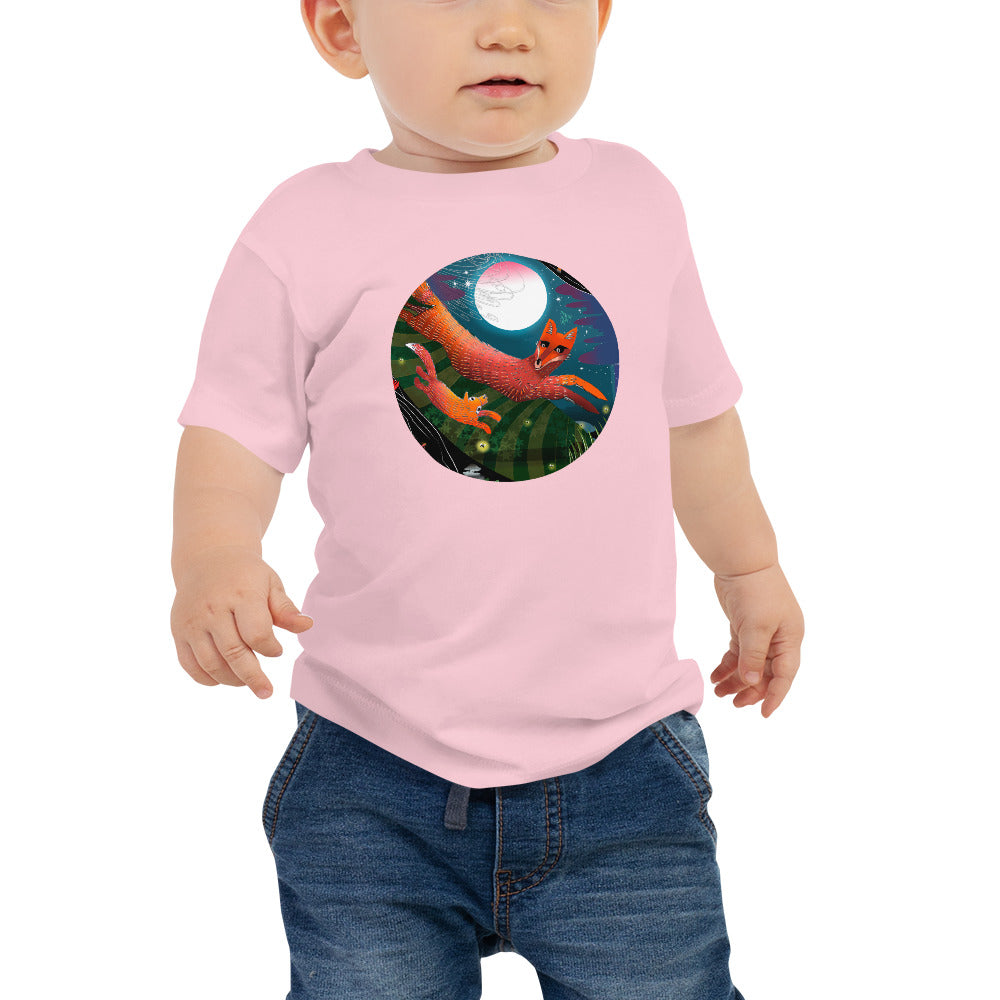 Baby Jersey Short Sleeve T-Shirt, Autumn Fox