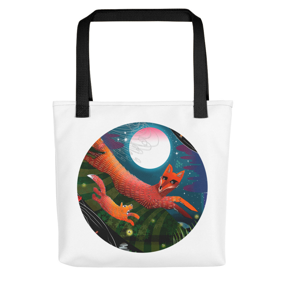 Tote bag, Autumn Foxes