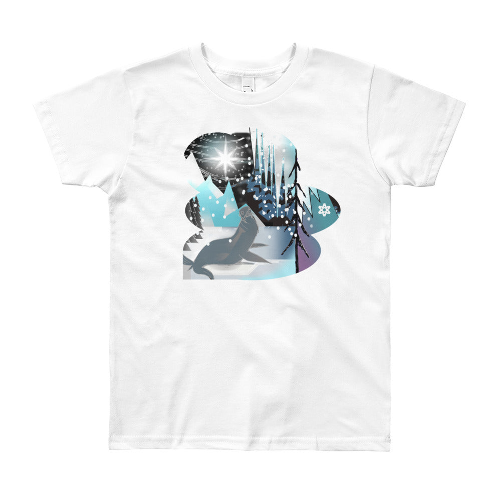 Youth Short Sleeve T-Shirt, Winter Seal