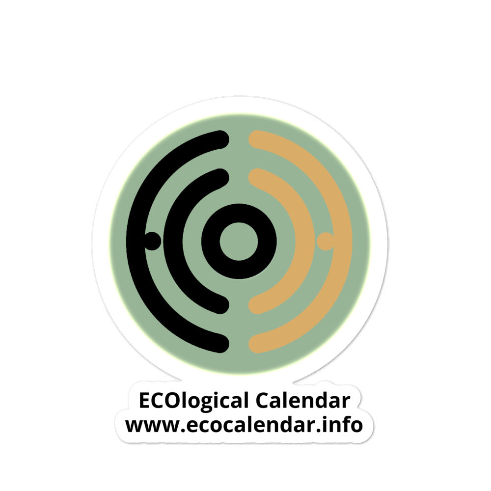 Bubble-free stickers, ECOcalendar logo