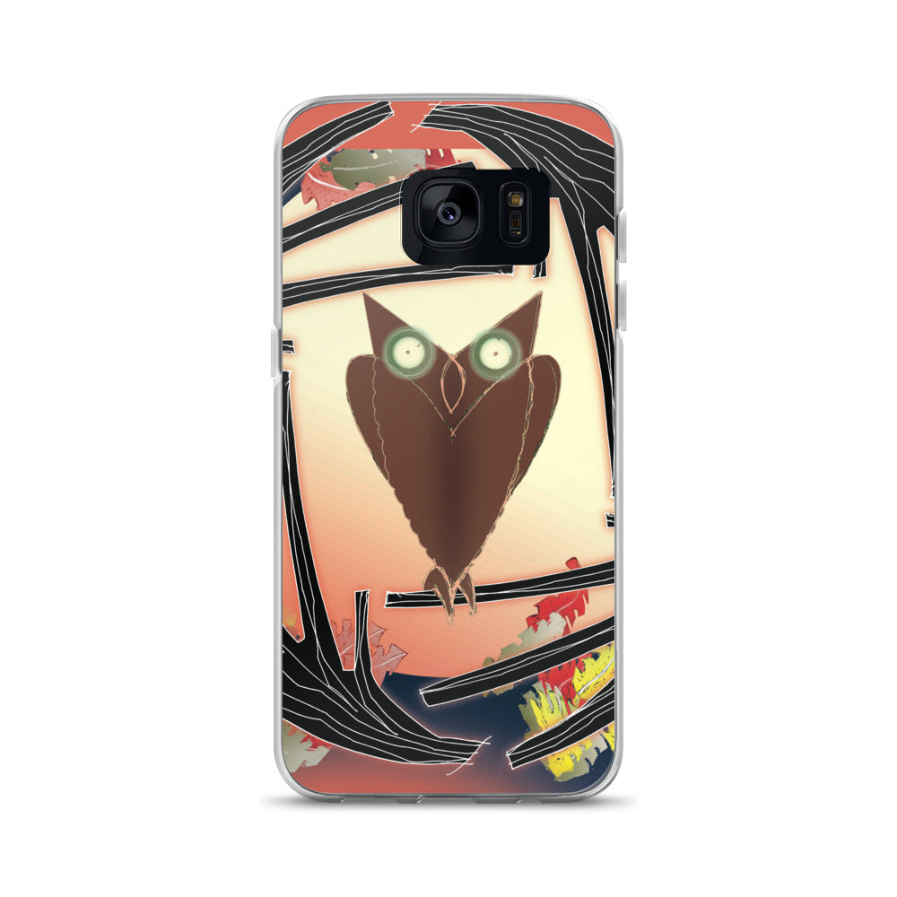 Samsung Case, Fall Owl