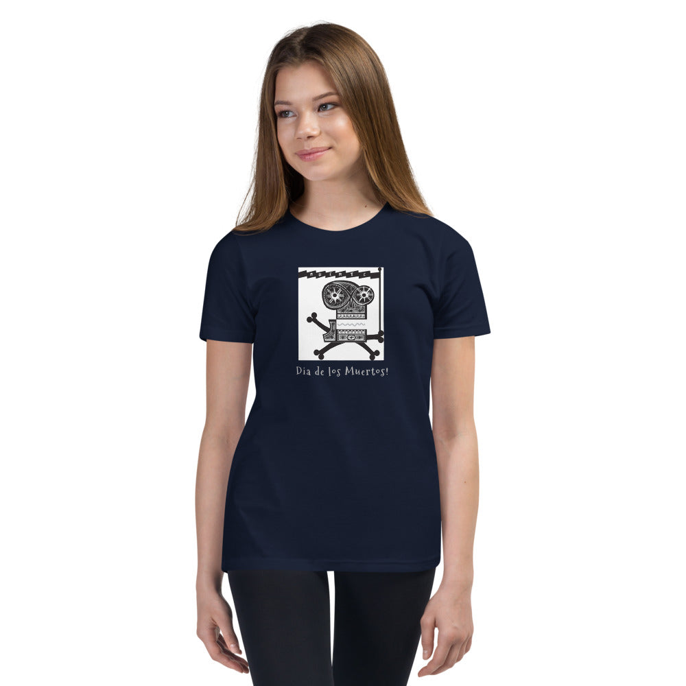Youth Short Sleeve T-Shirt, Dia de los Muertos
