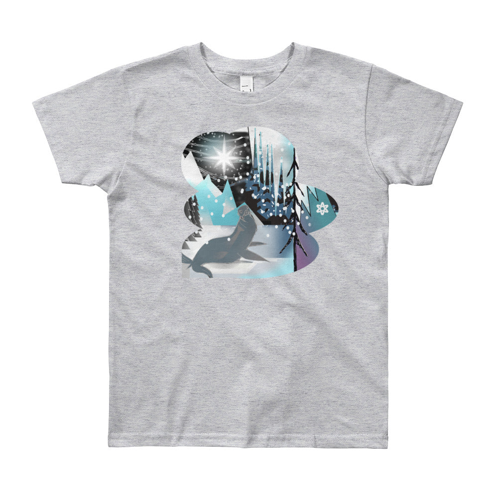 Youth Short Sleeve T-Shirt, Winter Seal