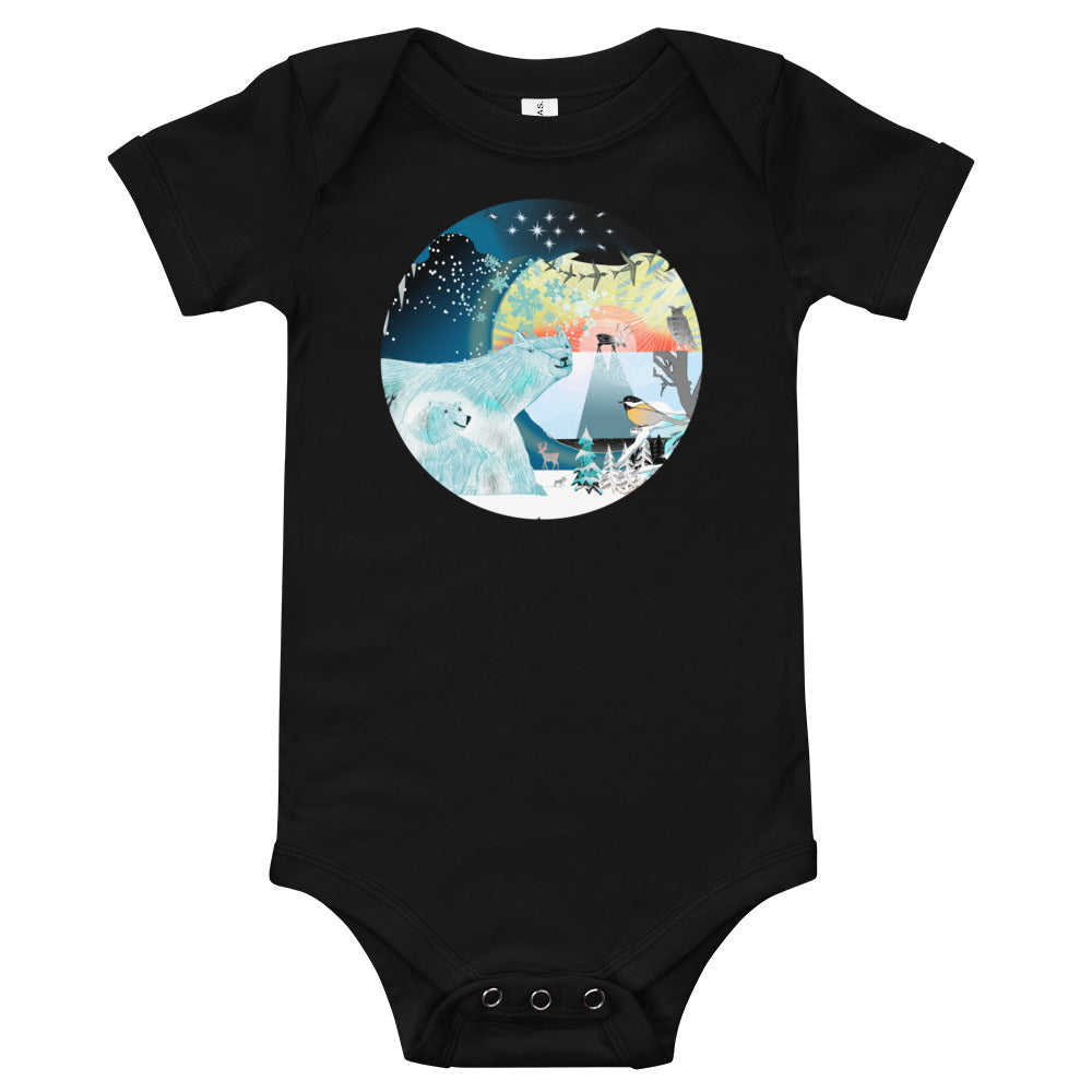 Baby Body Tee, Winter Polar Bears