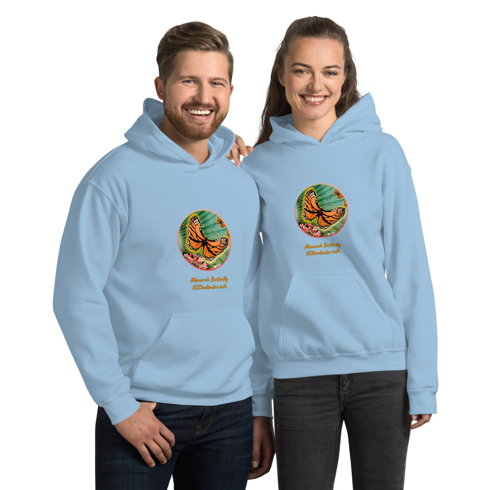 Unisex Hoodie, Summer Monarch