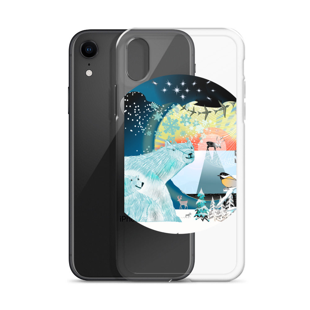 iPhone Case, Winter Polar Bear