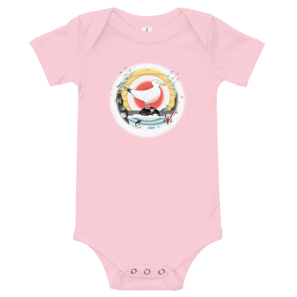 T-Shirt baby body suit, Summer Gull