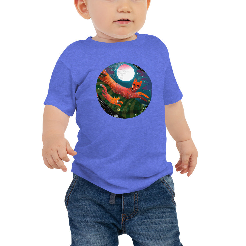 Baby Jersey Short Sleeve T-Shirt, Autumn Fox