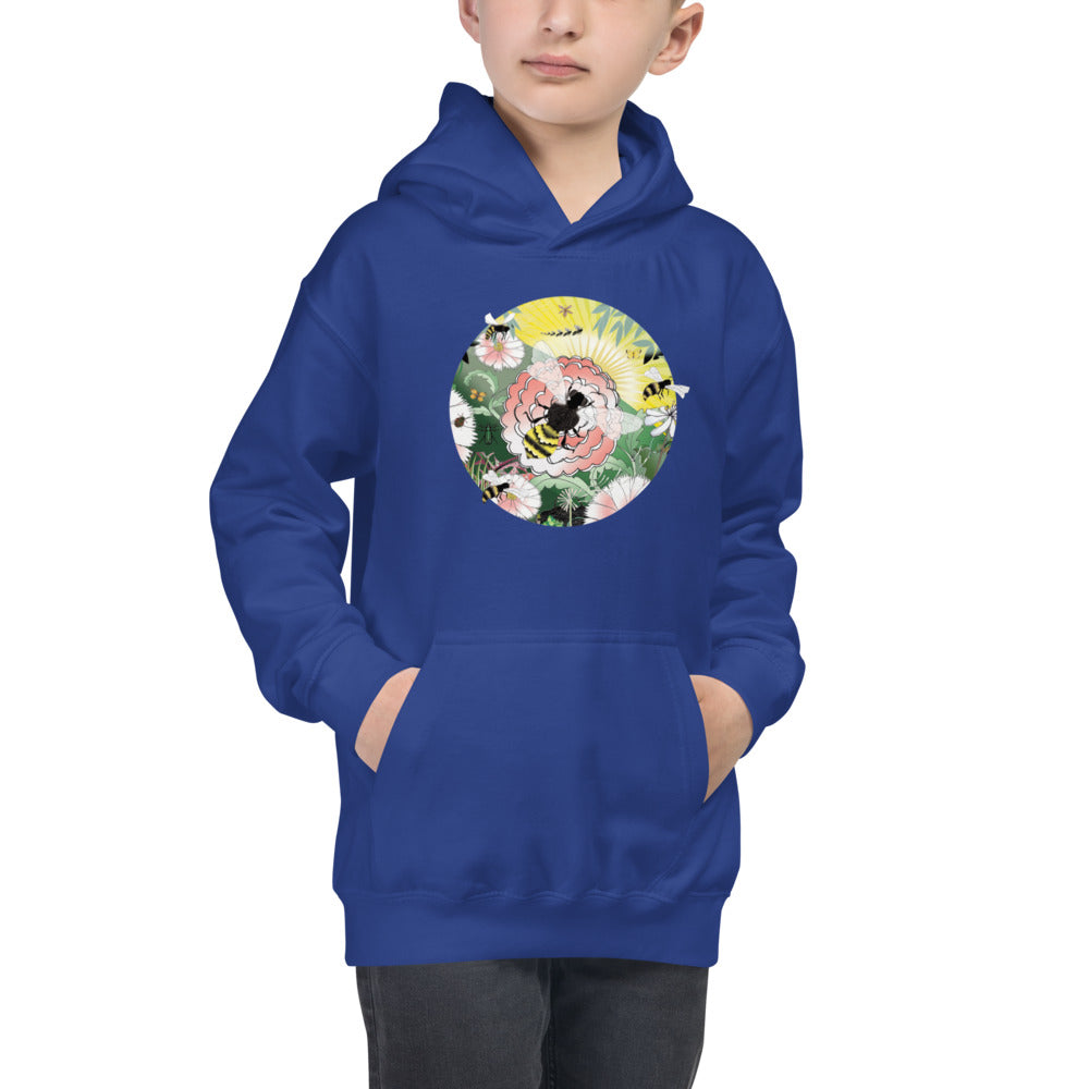 Kids Hoodie, Spring Bee