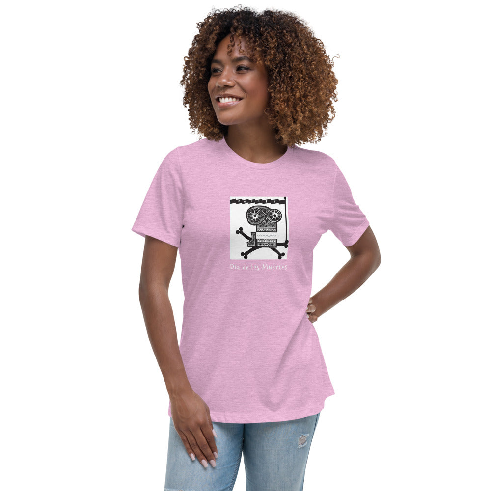 Women's Relaxed T-Shirt, Dia de los Muertos