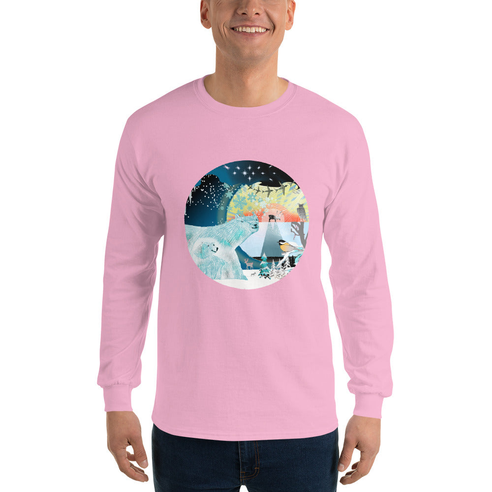 Long Sleeve T-Shirtf, Winter Polar Bear