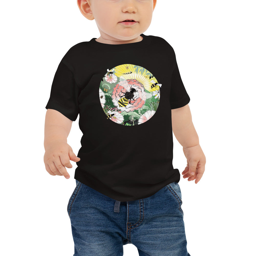 Baby 6 - 24 mo, Jersey Short Sleeve T-Shirt, Spring Honey Bee