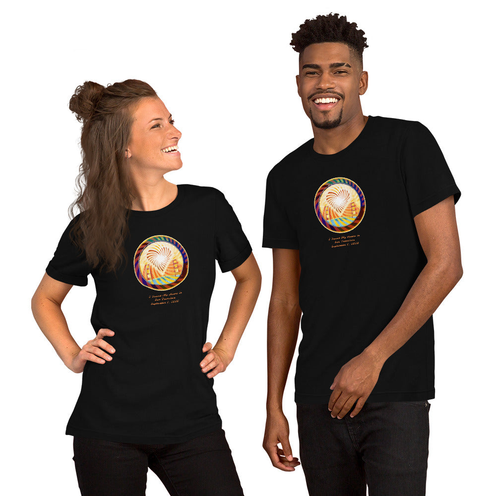 Short Sleeved Unisex T-Shirt, The Heart of San Francisco