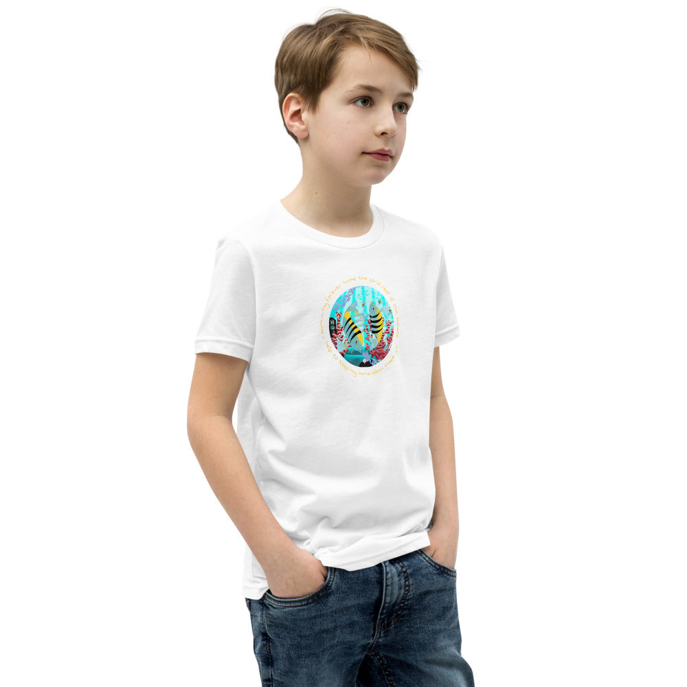 Youth Short Sleeve T-Shirt, Coral Reef Fish