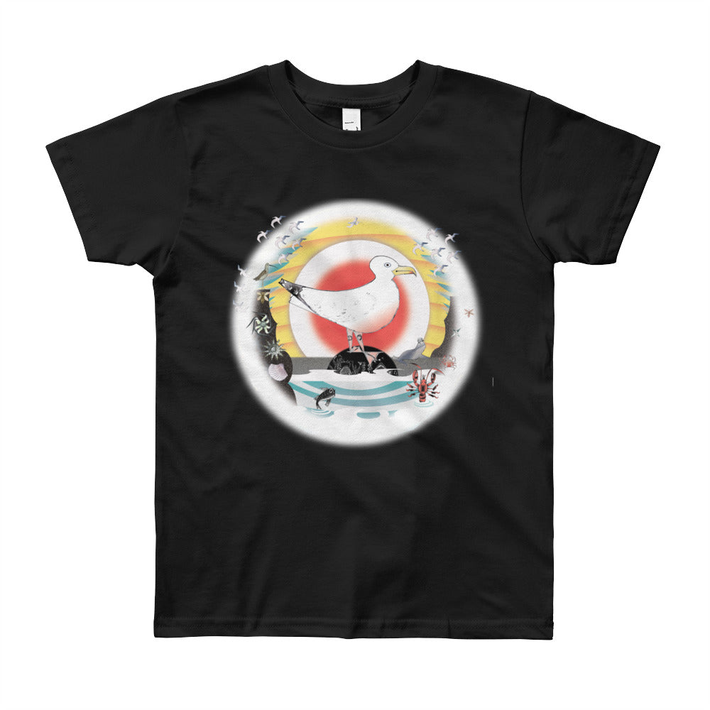 Youth Short Sleeve T-Shirt, Summer Gull