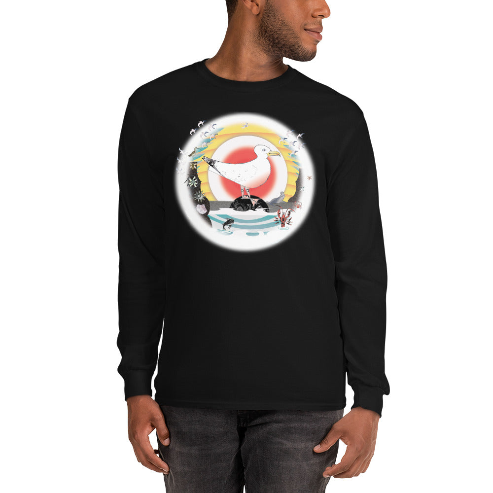 Long Sleeve T-Shirt, Summer Gull
