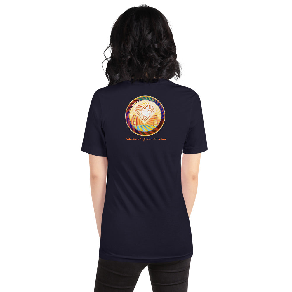 Short-Sleeve Unisex T-Shirt, The Heart of San Francisco