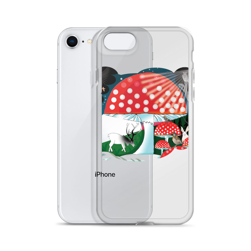 iPhone Case, Winter Mushroom
