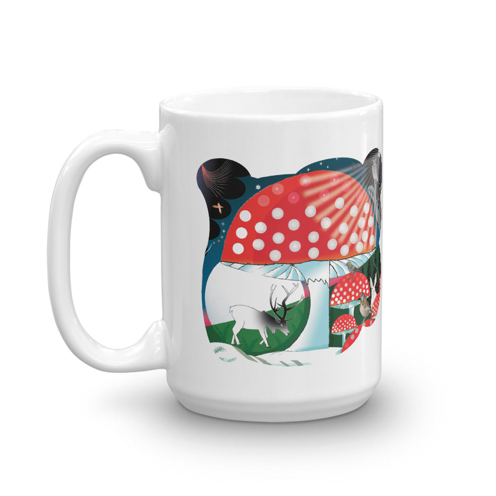 Mug, Winter Mushroom