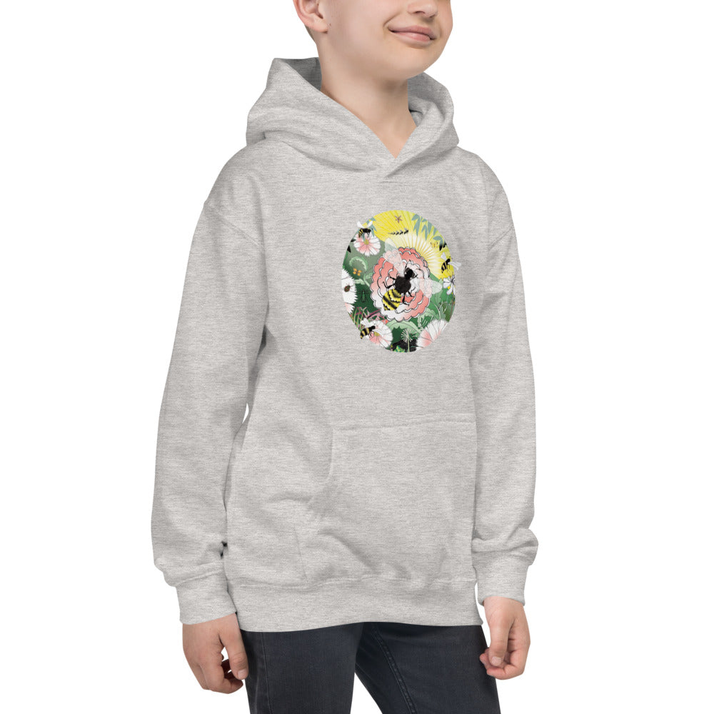 Kids Hoodie, Spring Bee