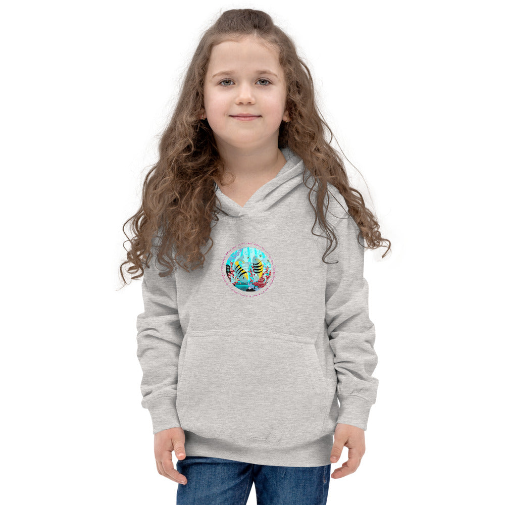 Kids Hoodie, Coral Reef Fish