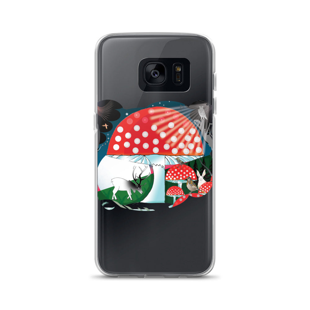 Samsung Case, Winter Mushroom
