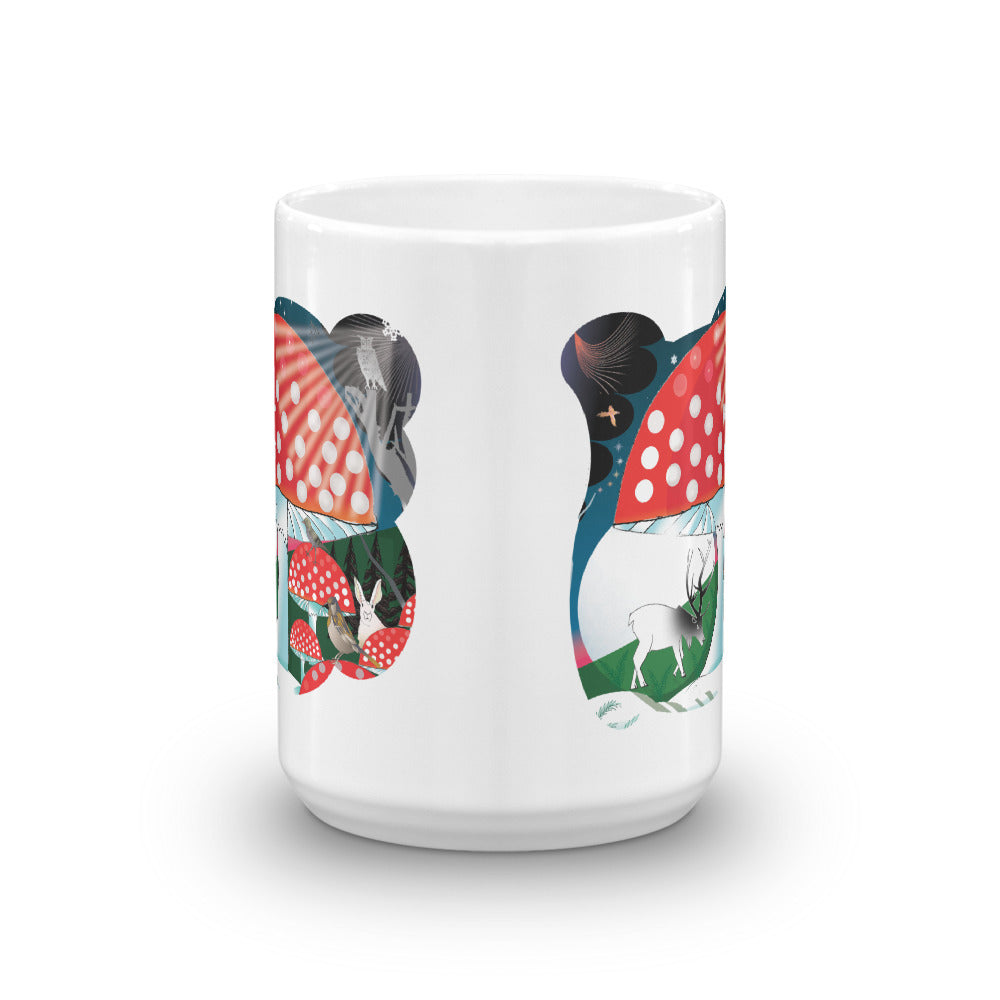 Mug, Winter Mushroom