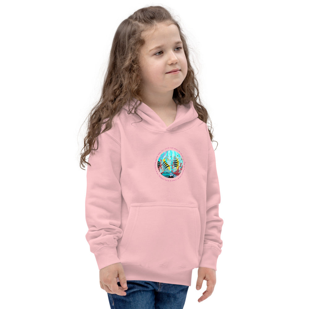 Kids Hoodie, Coral Reef Fish