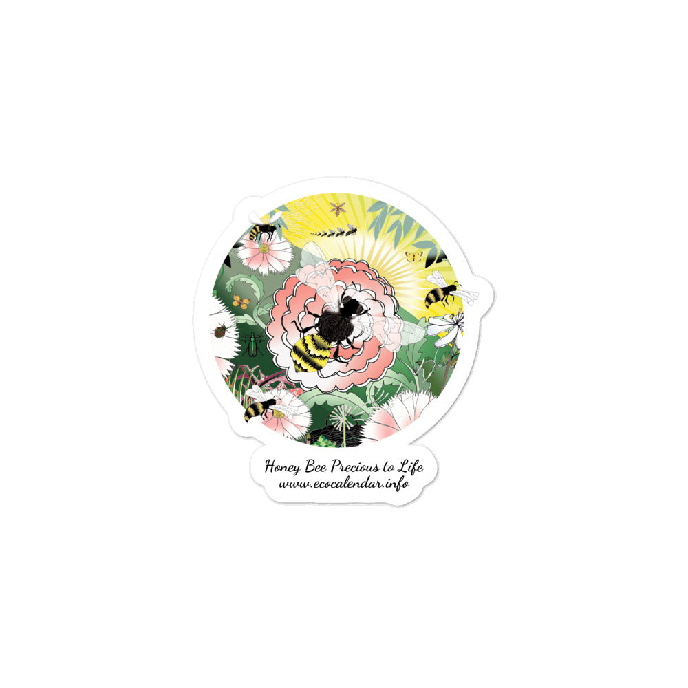 Bubble-free stickers, Spring Bee