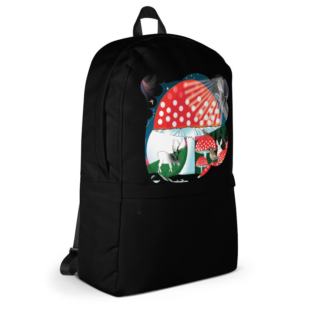 Backpack, Winter Mushroom