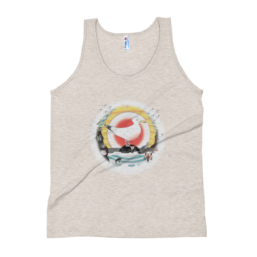 Unisex Tank Top, Summer Gull