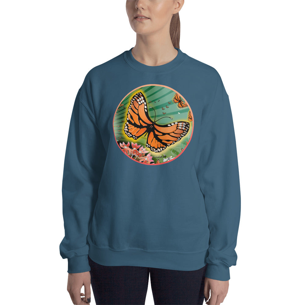 Sweatshirt, Summer Monarch