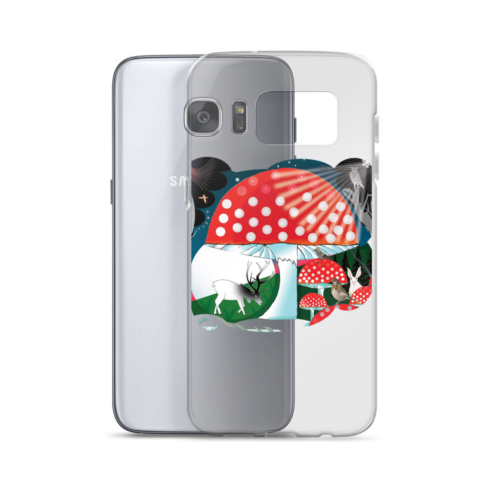 Samsung Case, Winter Mushroom
