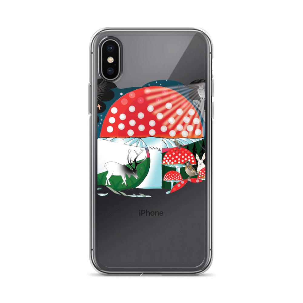 iPhone Case, Winter Mushroom
