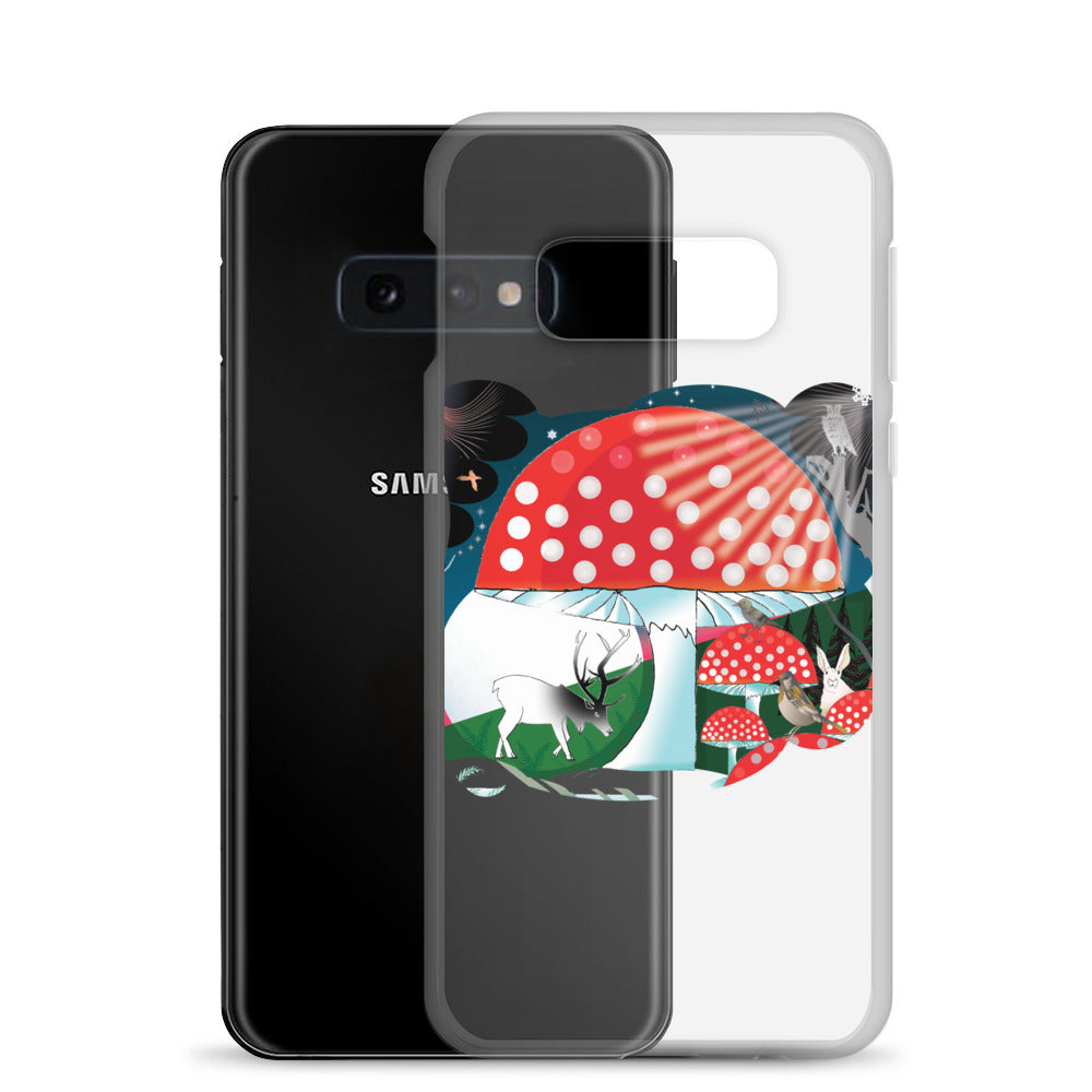 Samsung Case, Winter Mushroom