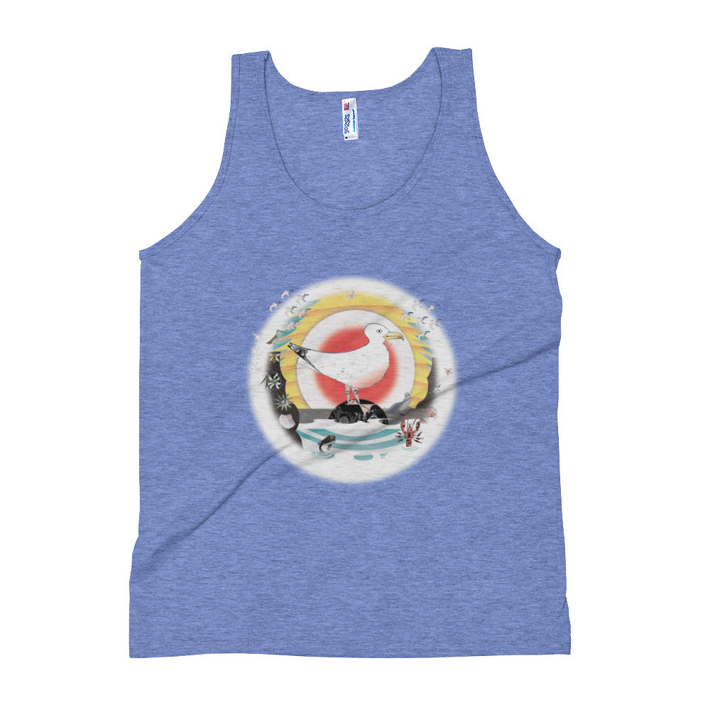 Unisex Tank Top, Summer Gull