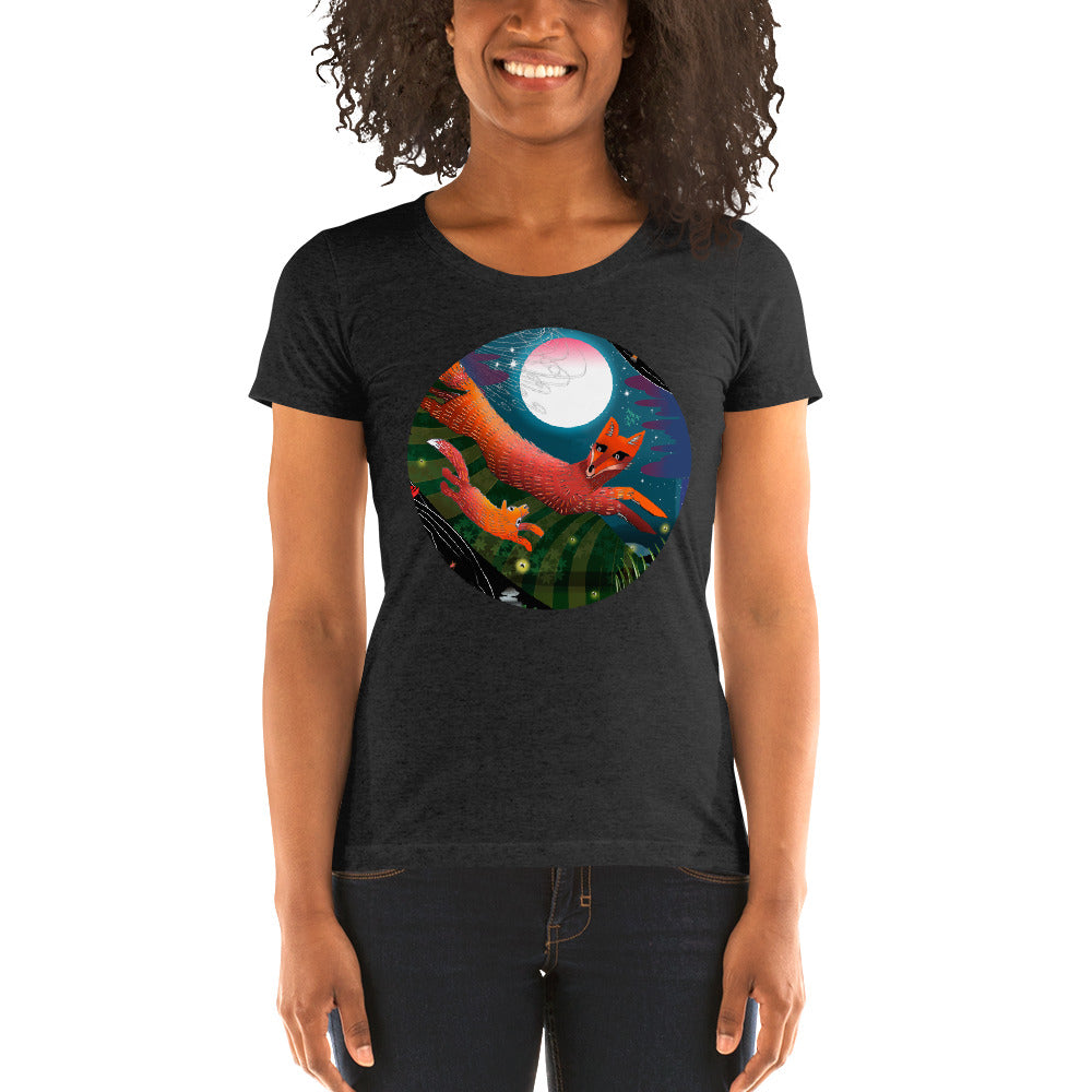 Ladies' short sleeve t-shirt, Autumn Fox