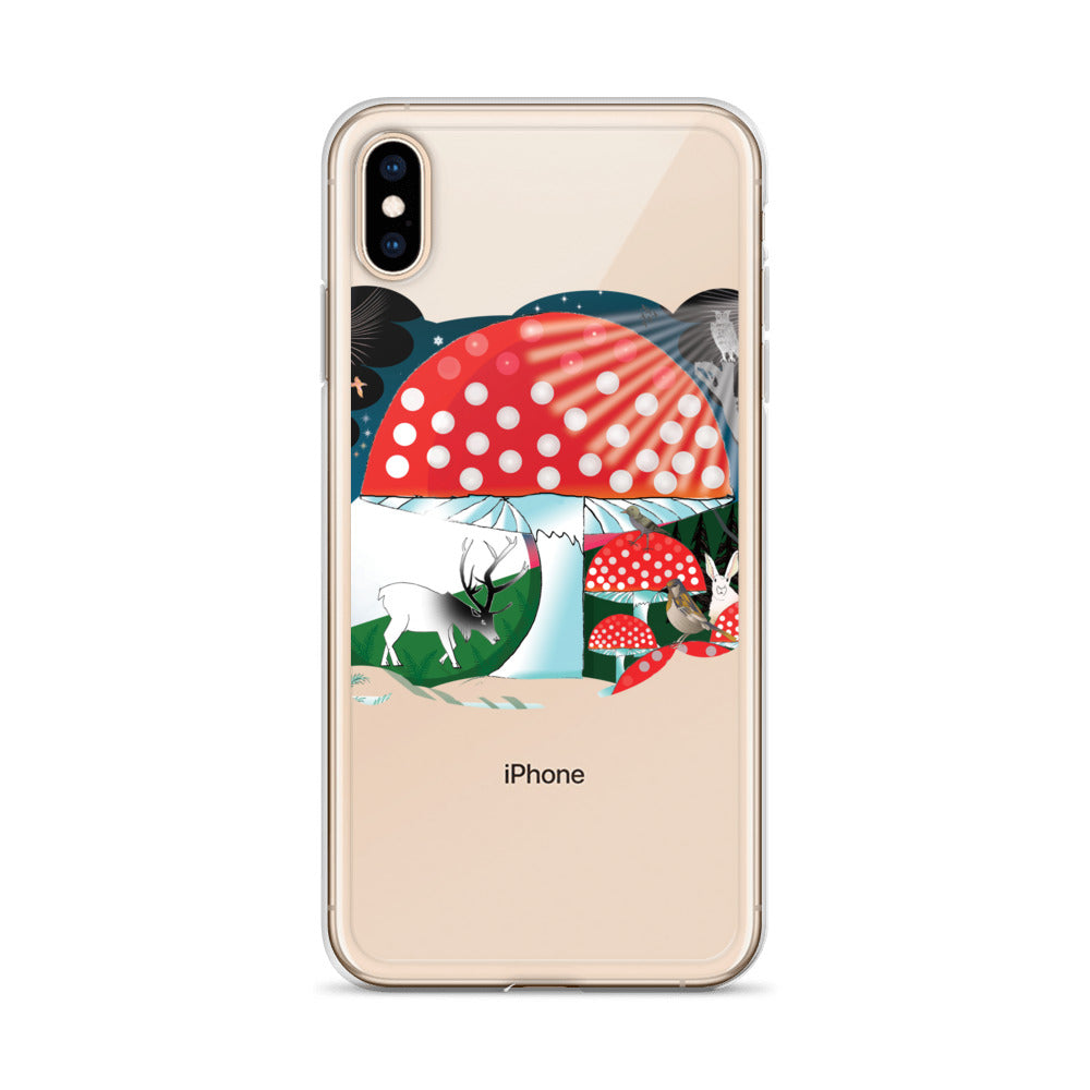 iPhone Case, Winter Mushroom