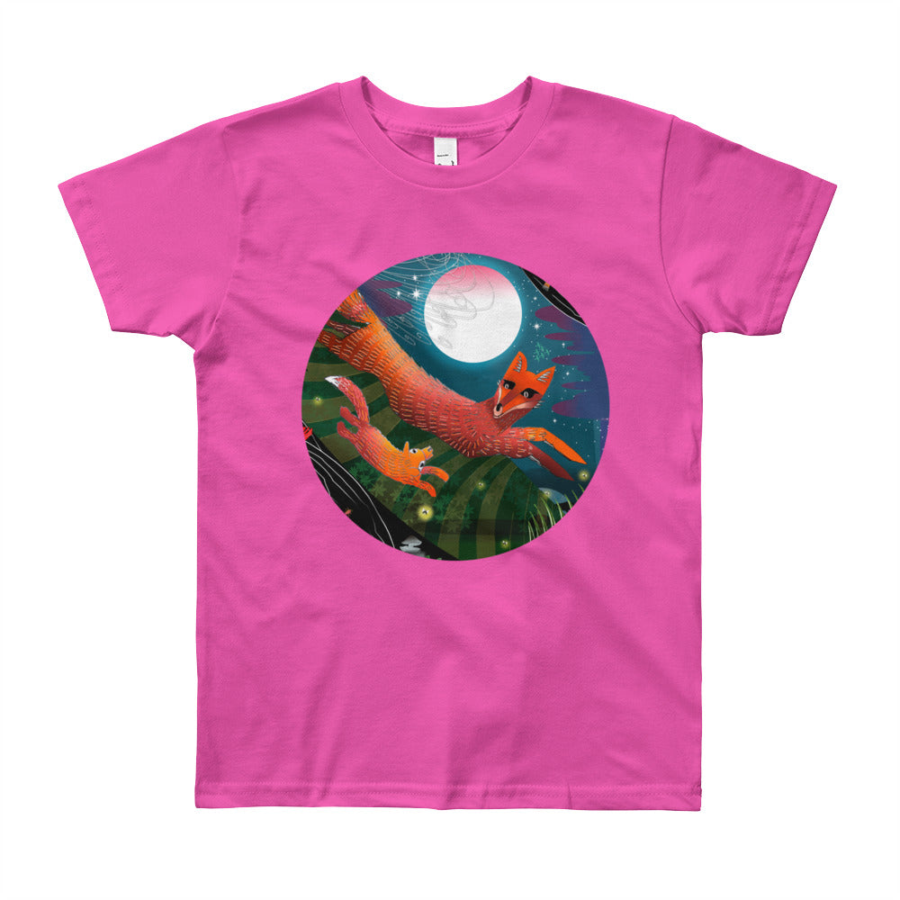 Youth Short Sleeve T-Shirt 8 - 12, Autumn Fox
