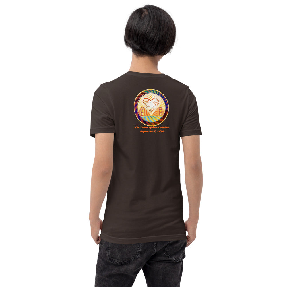 Short-Sleeve Unisex T-Shirt, The Heart of San Francisco