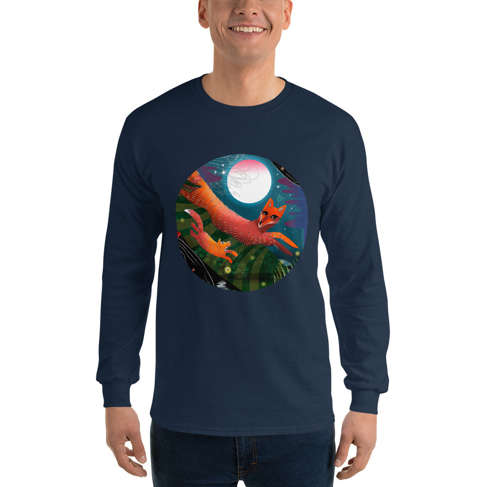 Long Sleeve T-Shirt, Autumn Fox