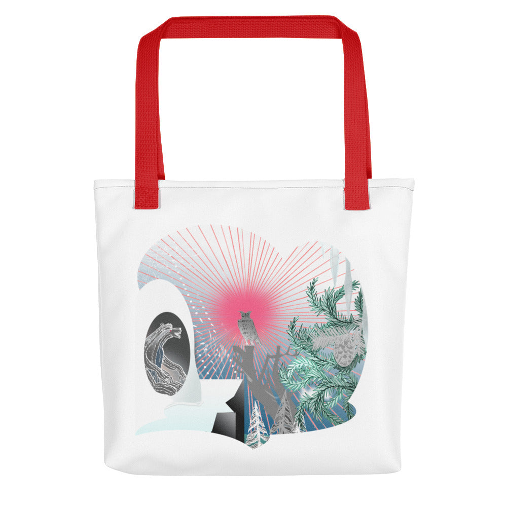 Tote bag, Winter scene