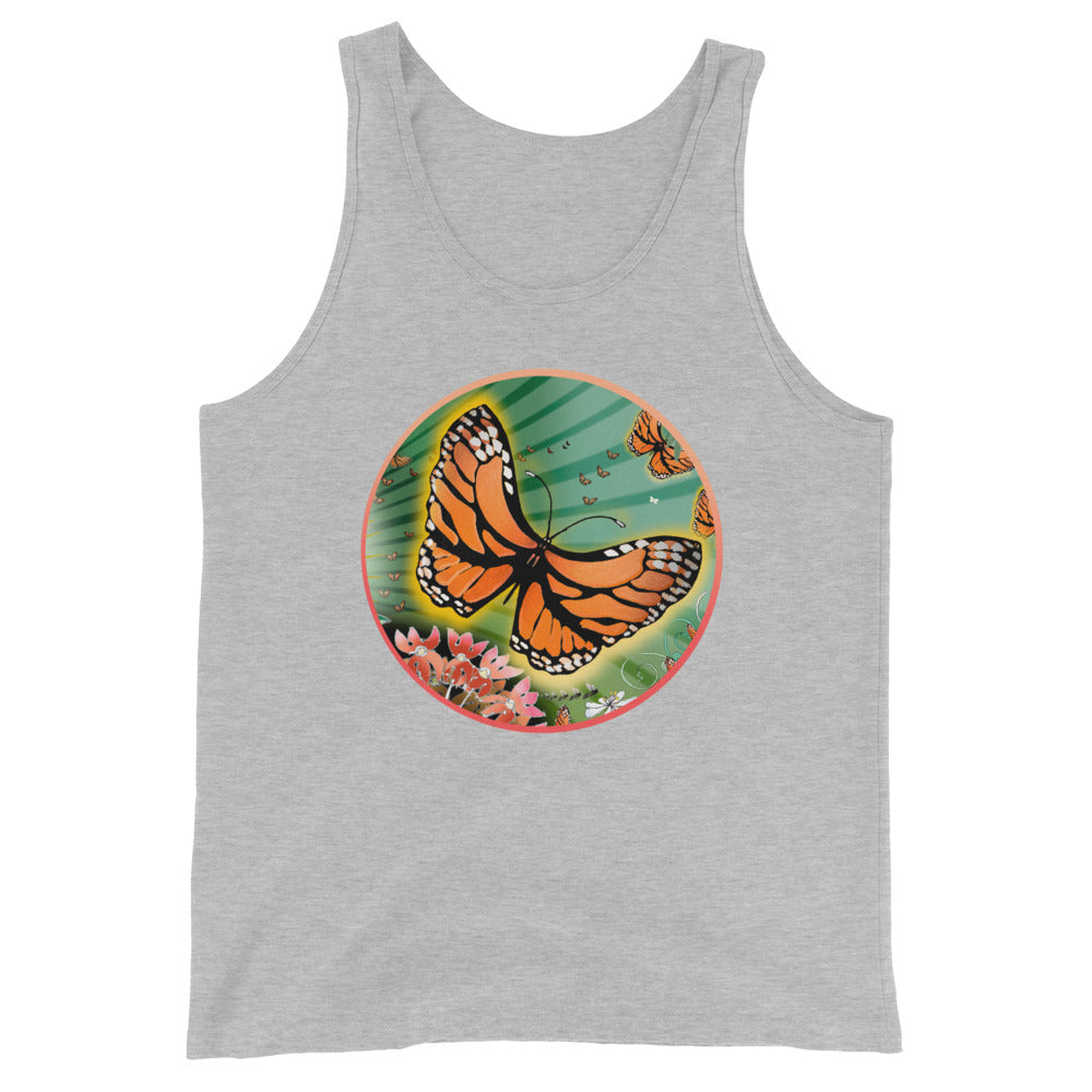 Unisex Tank Top, Summer Monarch