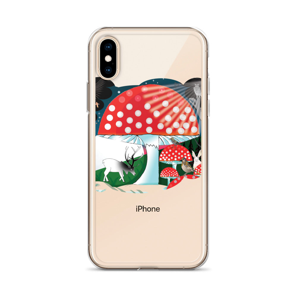 iPhone Case, Winter Mushroom