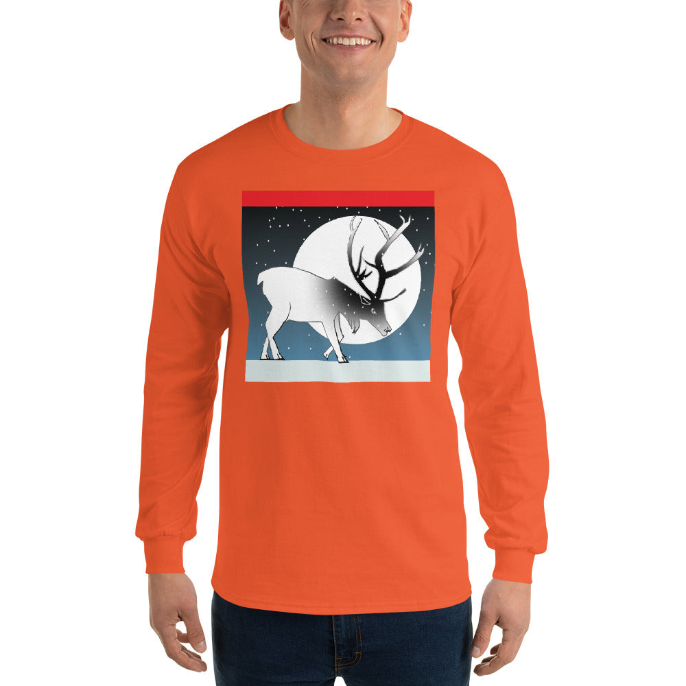 Long Sleeve T-Shirt, Winter Deer