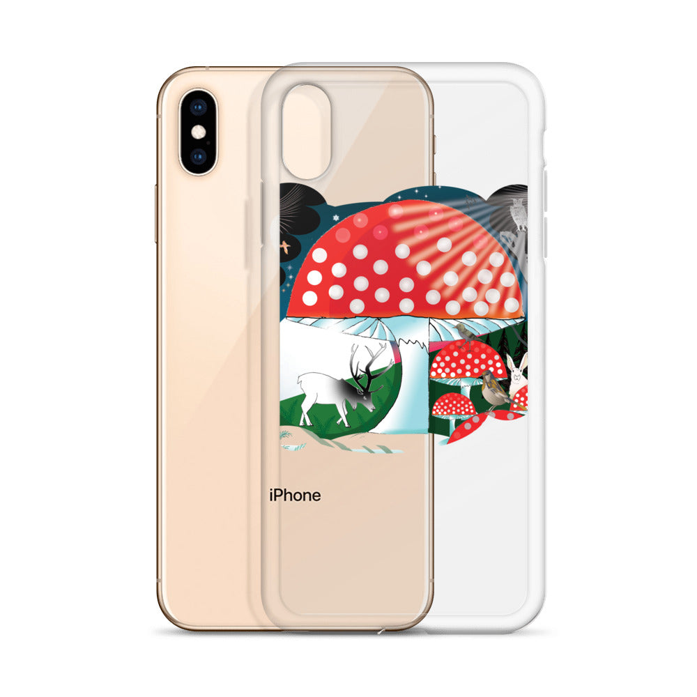 iPhone Case, Winter Mushroom